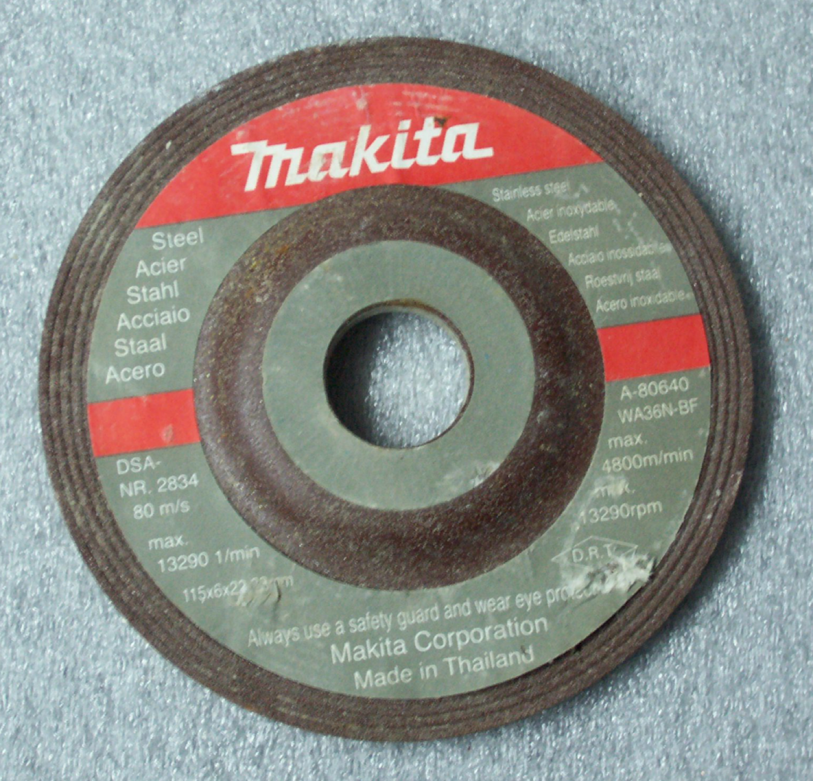 Representative catalogue visual for Depressed Centre Wheel – Type 27