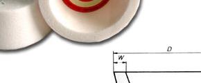 Representative catalogue visual for Straight Cup Wheel – Type 6